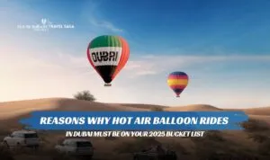Hot Air Balloon Ride in Dubai | Delux Hot Air Balloon Ride Blog Banner Hot Air Balloon Dubai Ride