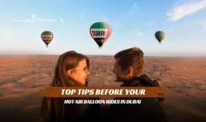 Hot Air Balloon Ride Tips | Hot Air Balloon Ride Dubai Blog Banner by Hot Air Balloon Dubai Ride