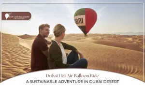 Dubai hot air balloon ride | Eco-friendly hot air balloon Dubai | Blog Banner by Hot Air Balloon Dubai Ride