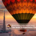 breathtaking Dubai skyline views | Best Dubai skyline views Blog Banner by Hot Air Balloon Dubai Ride