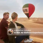 hot air balloon ride with breakfast in Dubai | sunrise balloon flight including breakfast Blog Banner by Hot Air Balloon Dubai Ride