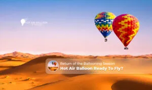 ballooning season | hot air balloon season Blog Banner by Hot Air Balloon Dubai Ride